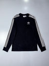 Adidas 3-Stripes Long Sleeve T-Shirt – Black (M)