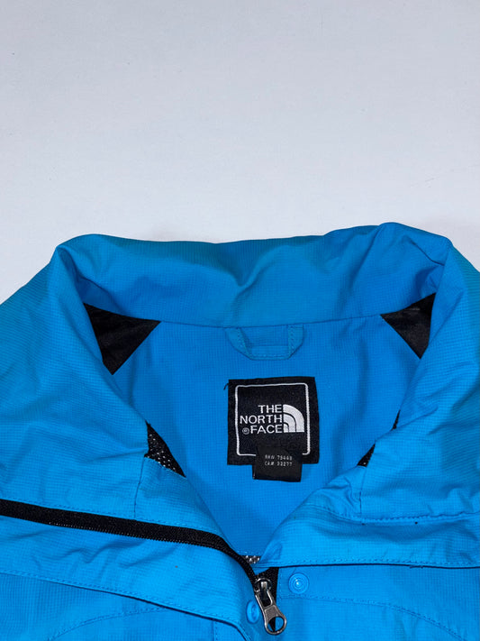 The North Face Gore-Tex Shell Jacket Blue & Black Zip-Up Outdoor (M)