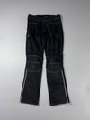 Genuine Leather Armoured Motorcycle Riding Pants Knee Paded (W:34) (L:43)