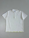 Golf by Playboy White & Lime Allover Logo Half-Zip Polo (2XL)
