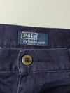 Polo Ralph Lauren Vintage 90s Navy Pleated Wide Chinos (W:28) (L:37)