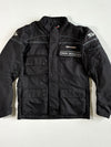 Spyke x BMW Motorrad Black Textile Touring Jacket – Multi-Pocket Adventure Riding (S)