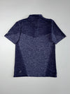 Puma Golf Navy Heather Seamless Knit Polo (M)