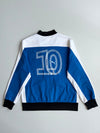 Puma Blue White Colorblock Track Jacket – (L)