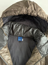 Reebok Beige Hooded Puffer Jacket (L)