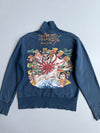Ed Hardy by Christian Audigier Vintage Full-Zip Jacket | Japanese Rising Sun Skull & Geisha Print (M/L)