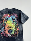 The Mountain | Rainbow Dog Acid Wash Graphic T-Shirt (M)