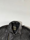 Modeka Kollektion Vintage Leather Biker Jacket – Black  (S/M)