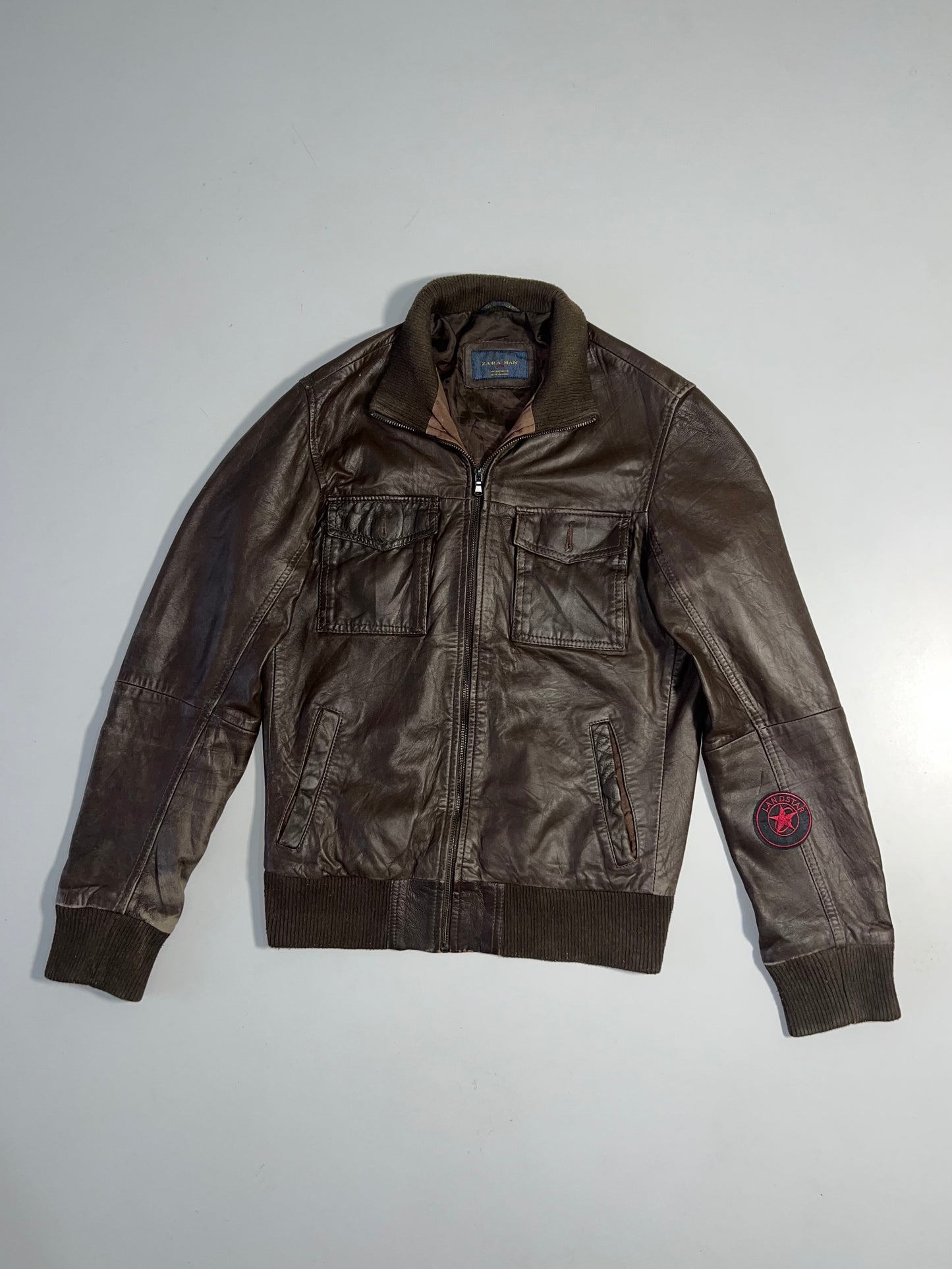 ZZara Man Original Leather Jacket (S)