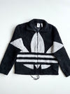 Adidas Originals Big Trefoil Sherpa Fleece Jacket – Black/Grey (XL)