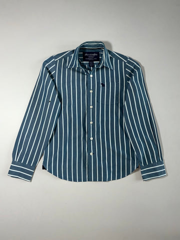 Abercrombie Kids Blue Striped Long Sleeve Shirt – Kids (S)