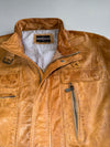 Mauritius Camel Leather Field Jacket (XL)