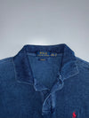 Polo Ralph Lauren | Acid Wash Pique Polo | Indigo Navy (L)