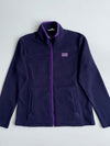 NEPA Navy Purple Contrast Zip-Up Fleece Jacket (S)