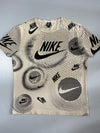 Nike | All-Over Print Dri-Fit Tee | Cream/Black (XL)