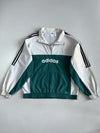 Adidas Originals Colorblock Quarter-Zip Anorak (L)