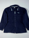 Vintage Puma Fleece Zip Jacket – Navy | (L)