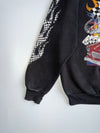 Akama “Lady Luck” Vintage Graphic Hoodie | Biker Pin-Up Rockabilly Print (L)