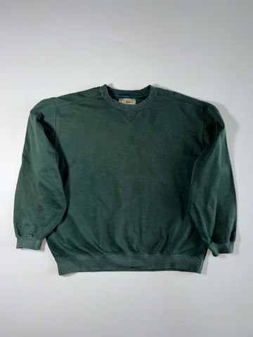 Vintage L.L. Bean Crewneck Sweatshirt – Forest Green (2XL)