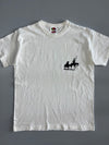 Fruit of the Loom Heavy Cotton Don Quixote Silhouette Graphic T-Shirt White (XS)