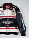 Vintage Jeff Hamilton x Chase Authentics Dale Earnhardt #3 Goodwrench NASCAR Leather Racing Jacket (XL)