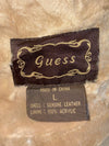 Guess Premium Original Double Zipper Leather Jacket Womens (M)