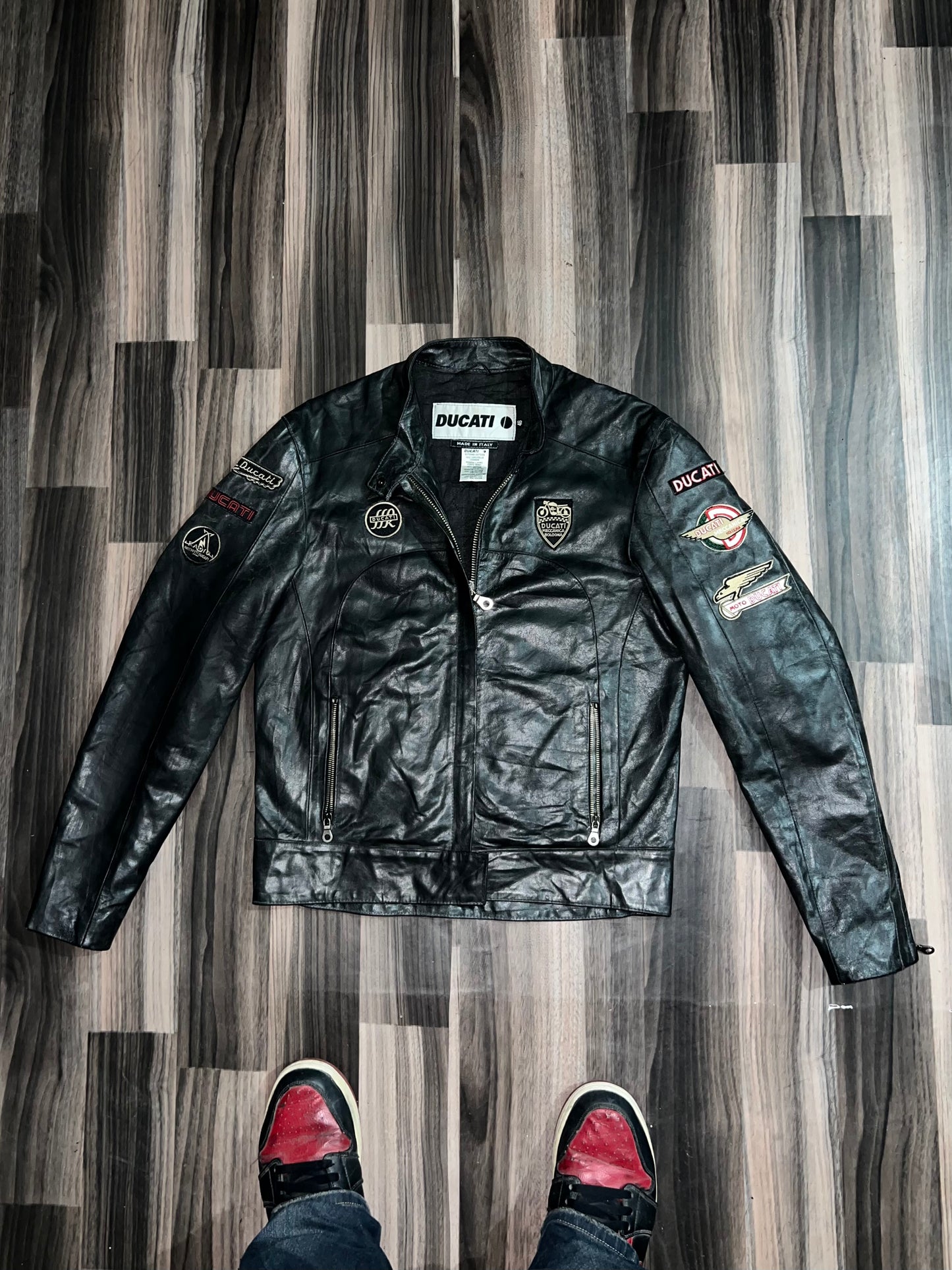 ZDUCATI* Genuine Leather Jacket (S/M)