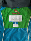 Vintage Columbia Green White Hooded Ski Jacket (XL)