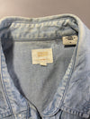 Levi's Distressed Light Wash Short Sleeve Western Denim Shirt – (M)