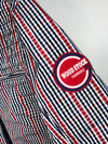 Vintage Fairwhale Red Navy Gingham Check Bomber Jacket (M)