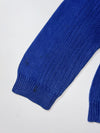 Tommy Hilfiger Blue Ribbed Full-Zip Sweater (M)