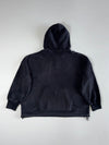 Champion Black Fleece Quarter-Zip Hoodie with Script Logo (2XL)