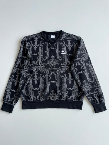 Puma Baroque Print Crewneck Sweatshirt (L)