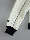 Aape by Bathing Ape White Quilted Bomber Jacket (M)