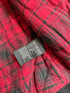 Schott NYC Black Military Flight Bomber Jacket with Tartan Lining & Hood (M/L)