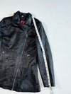 Vintage Aviatrix Black Leather Asymmetric Zip Women’s (M)