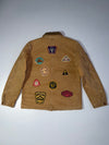 Polo Ralph Lauren Vintage Multi-Patch Canvas Expedition Chore Jacket Rare Collector’s Piece (M)