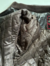 Edwin Vintage Black Faux Leather Multi-Zip Biker Jacket (S)