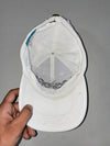 Vintage Rizla+ Y2K Tribal Embroidered Cap – White/Grey, Promo Merch (Adjustable)