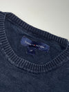 Tommy Hilfiger Navy Classic Crewneck Knit Sweater – (M)