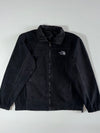 The North Face Reversible Fleece/Windbreaker Jacket – Black (XL)