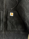 Carhartt WIP Sherpa Fleece Zip Hoodie Black (Xl)