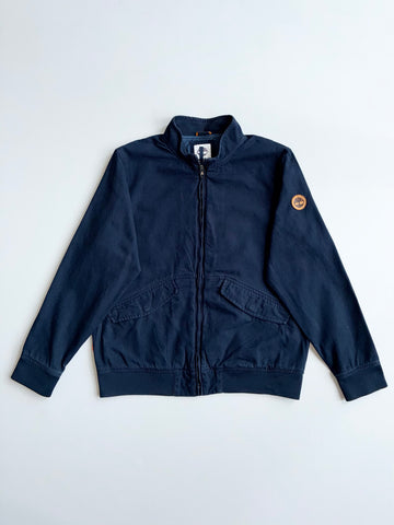 Timberland Navy Cotton Harrington Bomber Jacket – Size (XL)