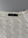 Lauren Ralph Lauren Cable Knit Boat Neck Sweater – (L)