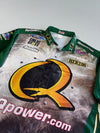 Vintage NHRA Qpower.com Leaf Racewear Drag Racing Pit Crew Shirt(2XL/3Xl)