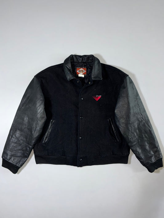Volant Limited Edition Wool Varsity Jacket Leather Sleeves (XL)