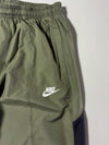 Nike Nylon Track Pants – Olive/Black  (W:26) (L:41)