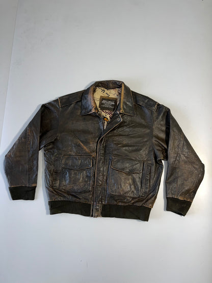 ZAir Force Type A-2 Super Premium Original Leather Jacket (Ultra rare) (XL/2XL)