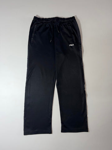 Fila Fleece Lined Track Pants – Black  (W:30) (L:41)