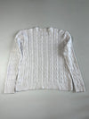 Polo Ralph Lauren Cable Knit Crewneck Sweater – Heather Cream (XL)